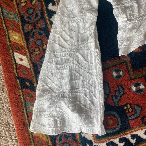 RIHOAS The Solid V Neck Textured Blouse - small - Picture 8 of 12